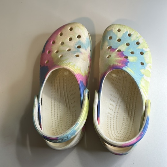 CROCS PASTEL TIE-DIE CLOGS WOMENS 8 MENS 6 - Picture 2 of 11